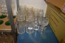 Quantity of Assorted Glasses, Tumblers and Jars,