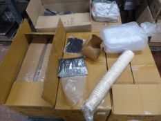 *Three Boxes of Deli Boxes, Ice Cream Tubs, Dispos