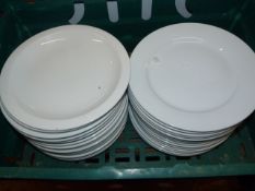 *~25 White Dinnerplates