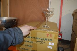 *Box of 12 Champagne Style Cocktail Glasses