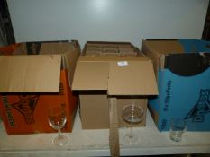 *Three Boxes of Assorted Wine Glasses and Tumblers