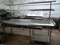 *Preparation Table with Shelves ~220x65x170cm