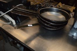 Four Large Sauté Pans