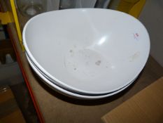 *2 Oval Ceramic Bowls