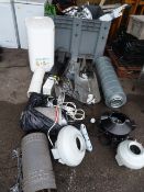 *Two Grow Tents with Lighting and Extraction