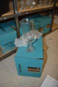 6 Ring Drink Cocktail Glasses 460ml (new in box)