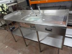 *Sink Unit with Shelf and Drawer ~152x54x52cm