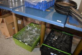 Square Topped Outdoor Pedestal Table (blue)