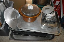 Stainless Steel Trays, Teapots, Oven Dish, Bain Ma
