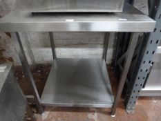 *Preparation Table with Shelf ~80x80x89cm