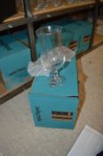 6 Ring Drink Cocktail Glasses 460ml (new in box)