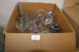 *Two Boxes of Mixed Glassware