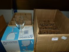 *Three Boxes of Wine Glasses