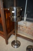 Stainless Steel Champagne Bucket on Stand