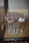 8 Camden Town Brewery Half Pint Glasses