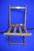 Victorian Folding Dolls Chair