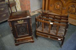 1930's Oak Canterbury plus a Coal Box