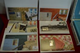 Royal Mail Pillar to Post 6pc Sterling Silver Ingot and Stamp Set