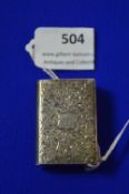 Hallmarked Sterling Silver Vesta Case - Birmingham 1884, ~21g