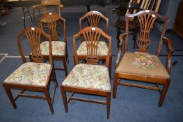 Four Georgian Mahogany Dining Chair