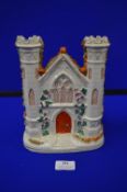Large Staffordshire Spill Vase Church