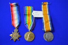 WWI Trio - Private/Lieutenant C.J. Fox H.A.C