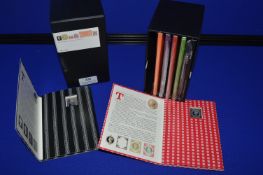 Royal Mail Victorian Stamp Silver Ingot Collection - Six Hallmarked Silver Ingots