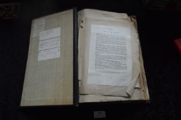 1933 Transport Golfing Society Golf Ephemera Album