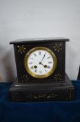 Victorian Slate Mantel Clock