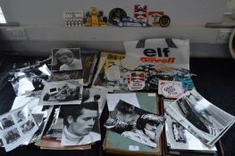 1970's F1 Photographs by Toni Temburg plus Ephemera etc.