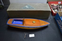 Clockwork Wooden Pond Boat by Kellner