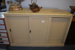 Painted Pine School Cupboard
