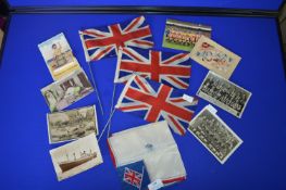 Vintage Postcards and Union Jack Flags