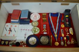 Masonic Medals, Badges, Accessories, Books, etc.