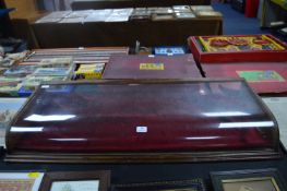 Victorian Mahogany & Curved Glass Shop Countertop Display Unit