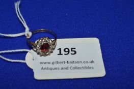 9k Gold Ring with CZs Size: L ~1.9 gross