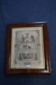Gilt Framed Print - United Society of Brush Makers