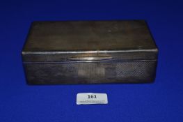 Silver Cigarette Box - Chester 1926