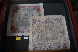 Two Suffragette Crepe Paper Flyers