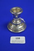 Small Sterling Silver Candlestick - Birmingham 1959
