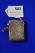 Hallmarked Sterling Silver Vesta Case - Birmingham 1905, ~12g