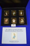 Peter Rabbit Gold Plated Ingot Collection
