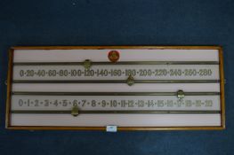 Billiards Scoreboard by B.C. Smith & Sons, Rotherham
