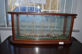 Cased Model Ship 