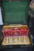 1950's Hohner La Divina 80 Bass Accordion with Case