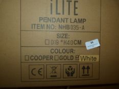 *8 ILite Pendant Lamps NHB035A Size: D19CM (white)