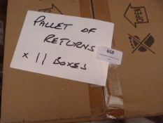 *Pallet of 11 Boxes of Returned Assorted ILite Lights