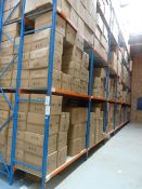 *Seven Bays of Pallet Racking; 8x Stanchions, 105 Cross Beams, 1.8m wide, 1.6m deep