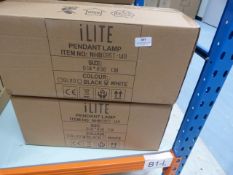 *2 ILite Pendant Lamps NHB095T-140