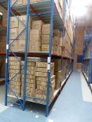 *Seven Bays of Pallet Racking; 8x Stanchions, 105 Cross Beams, 1.8m wide, 1.6m deep